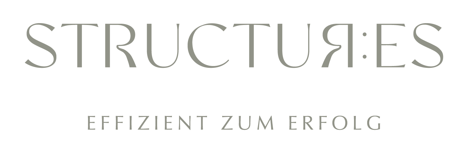 Logo: STRUCTUR:ES, Effizient zum Erfolg
